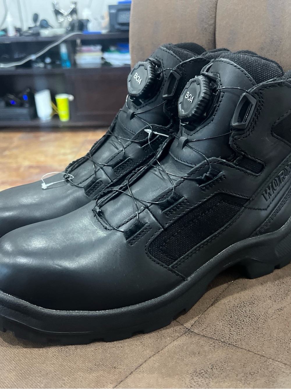 Red Wing Shoes Black BOA Work Boots
